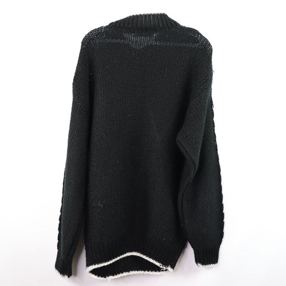 90s Mens Large Fresh Prince Crewneck Sweater Black - Picture 5 of 7